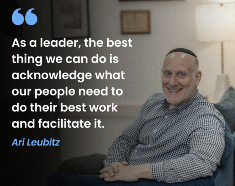 As a leader, the best thing we can do is acknowledge what our people need